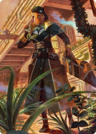 Vivien on the Hunt Art Card [Streets of New Capenna Art Series] | Exor Games Truro