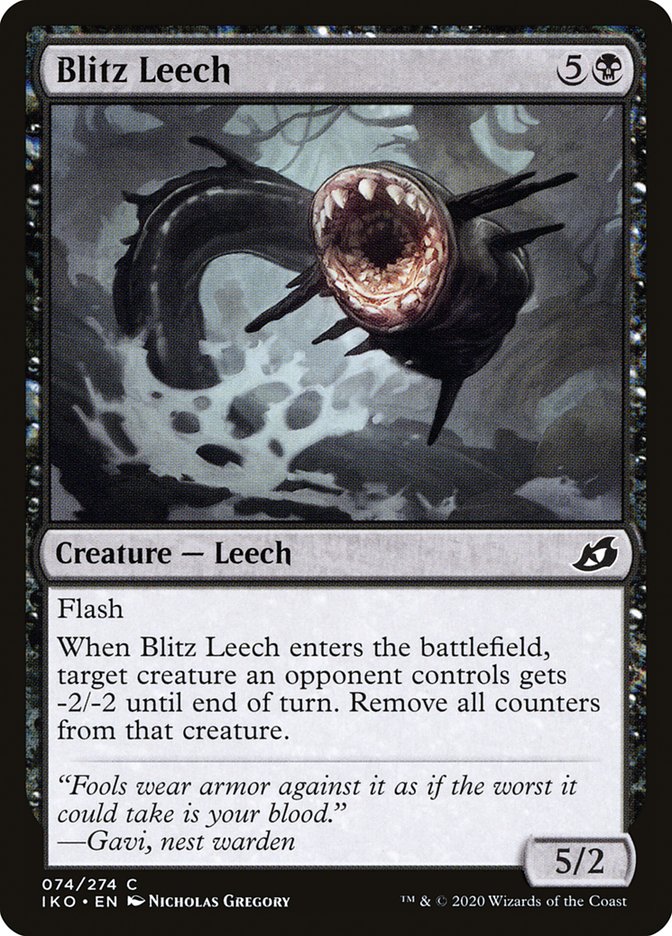 Blitz Leech [Ikoria: Lair of Behemoths] | Exor Games Truro