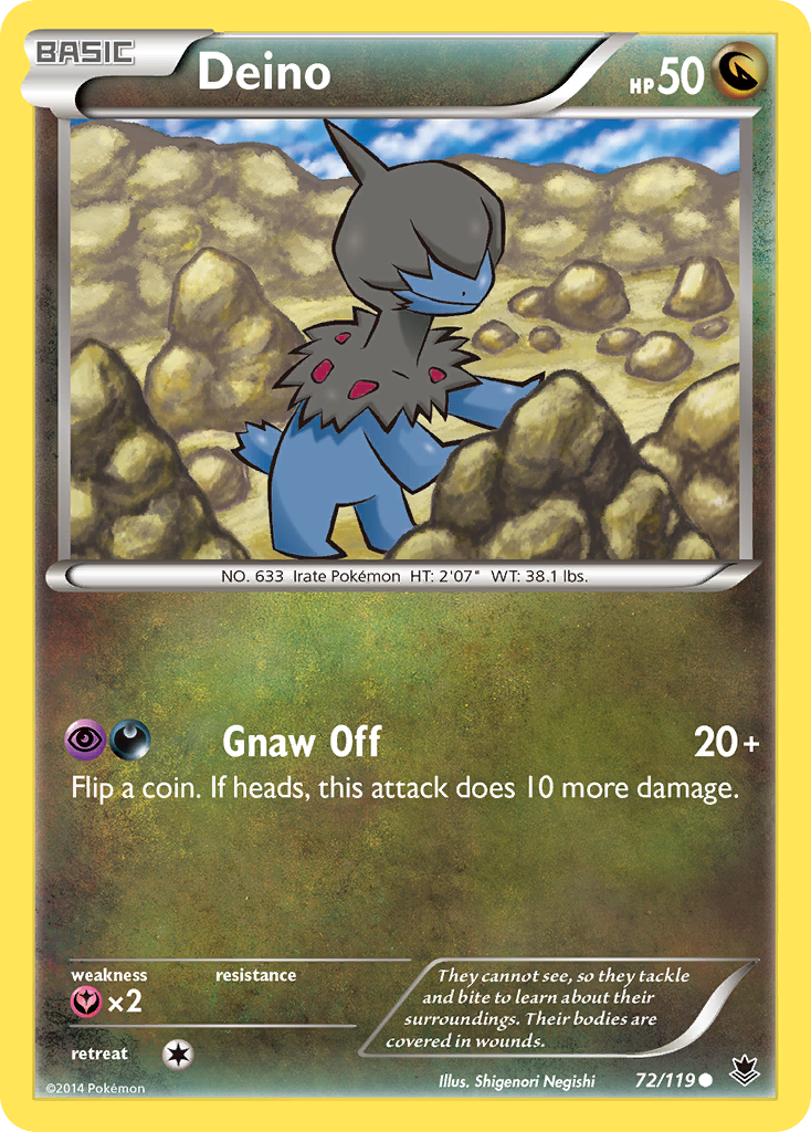 Deino (72/119) [XY: Phantom Forces] | Exor Games Truro