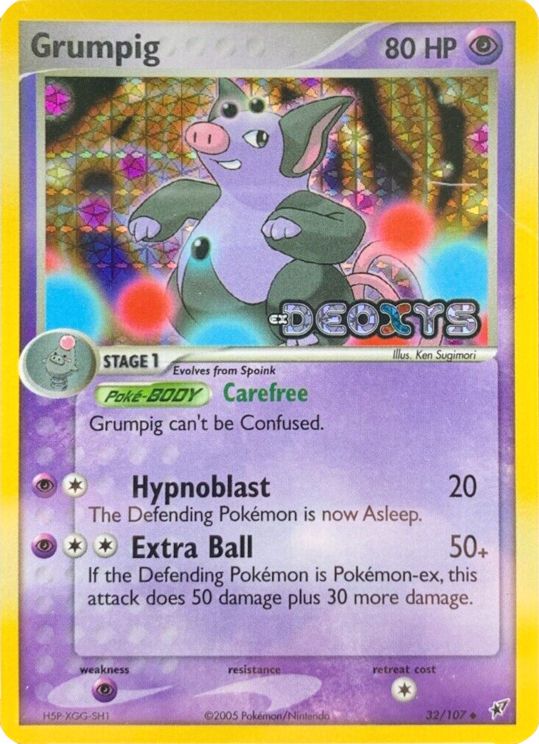 Grumpig (32/107) (Stamped) [EX: Deoxys] | Exor Games Truro