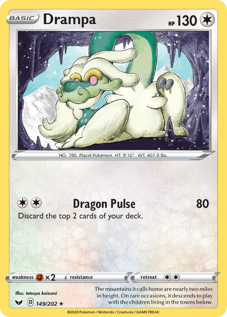 Drampa (149/202) [Sword & Shield: Base Set] | Exor Games Truro