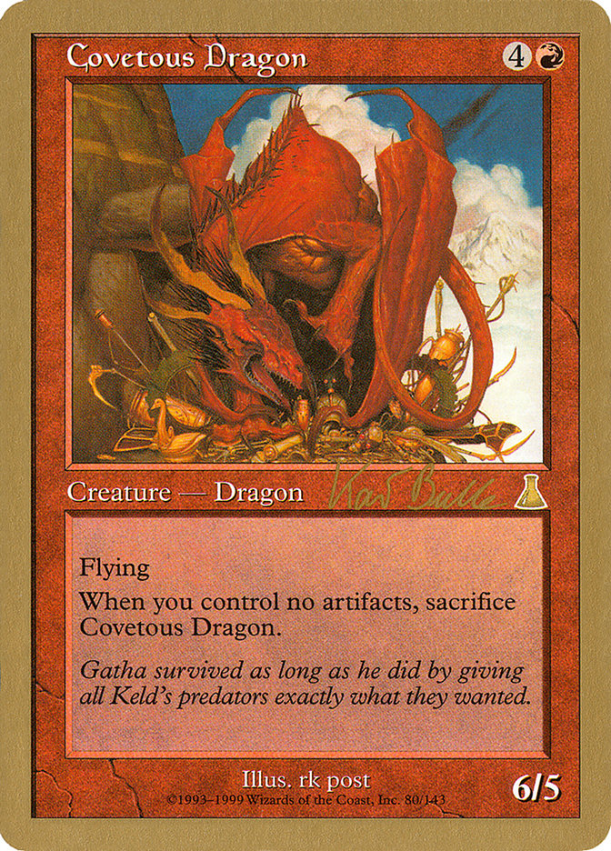 Covetous Dragon (Kai Budde) [World Championship Decks 1999] | Exor Games Truro