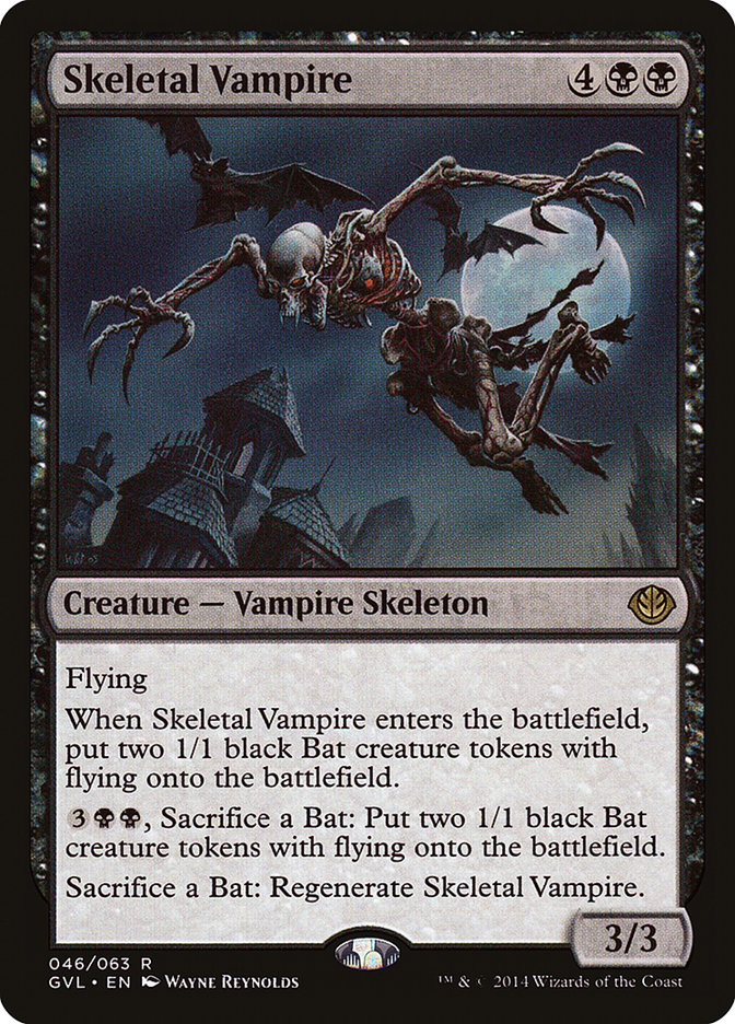 Skeletal Vampire (Garruk vs. Liliana) [Duel Decks Anthology] | Exor Games Truro