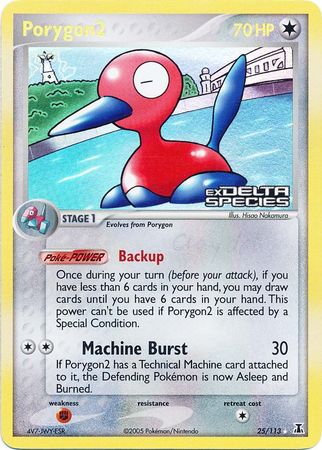 Porygon2 (25/113) (Stamped) [EX: Delta Species] | Exor Games Truro