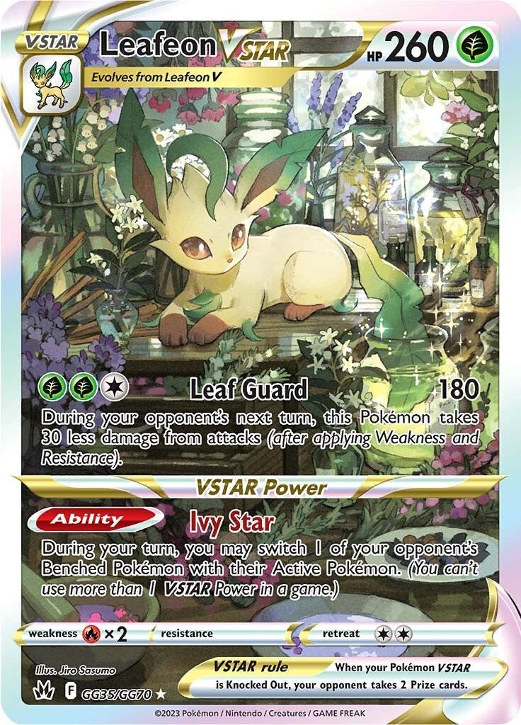 Leafeon VSTAR (GG35/GG70) [Sword & Shield: Crown Zenith] | Exor Games Truro