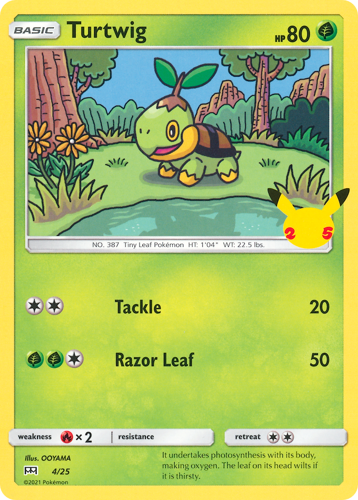 Turtwig (4/25) [McDonald's 25th Anniversary] | Exor Games Truro