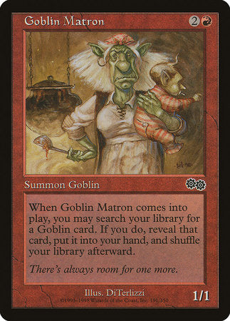 Goblin Matron [Urza's Saga] | Exor Games Truro