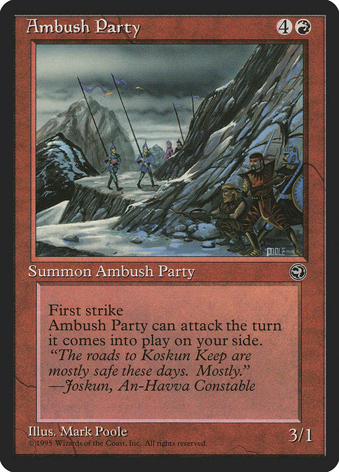 Ambush Party (Joskun Flavor Text) [Homelands] | Exor Games Truro