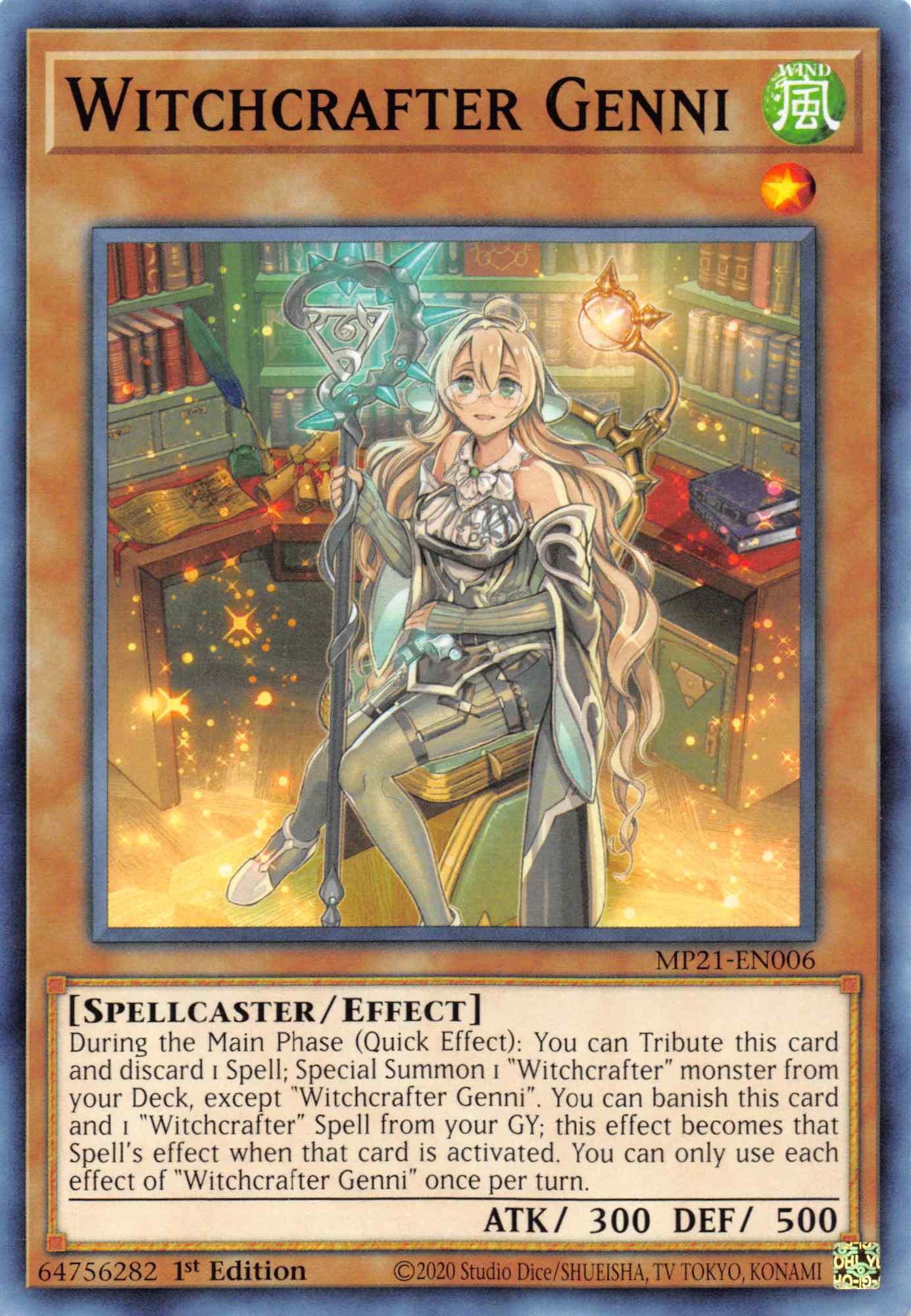 Witchcrafter Genni [MP21-EN006] Common | Exor Games Truro