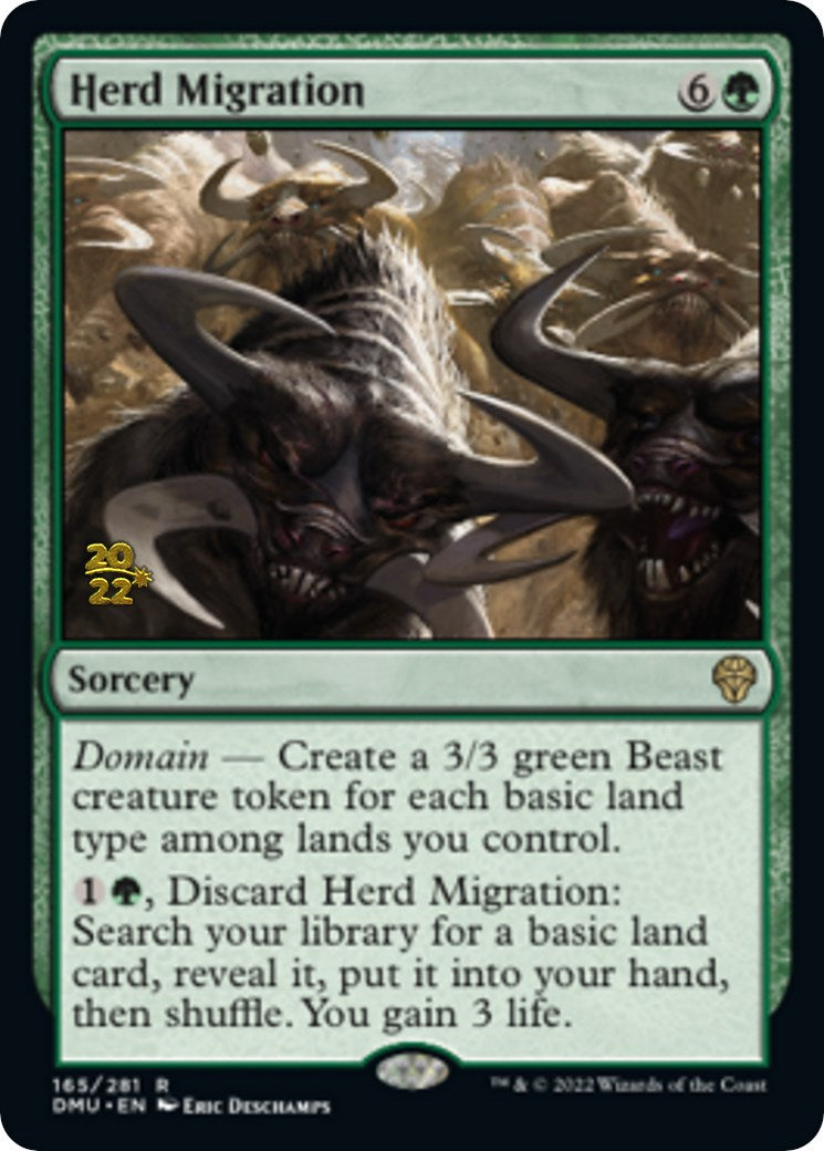 Herd Migration [Dominaria United Prerelease Promos] | Exor Games Truro