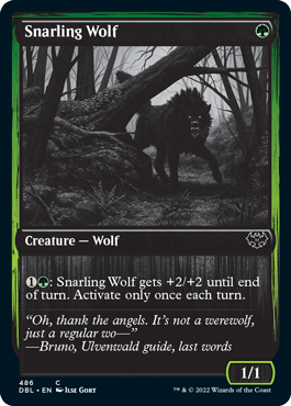 Snarling Wolf (486) [Innistrad: Double Feature] | Exor Games Truro