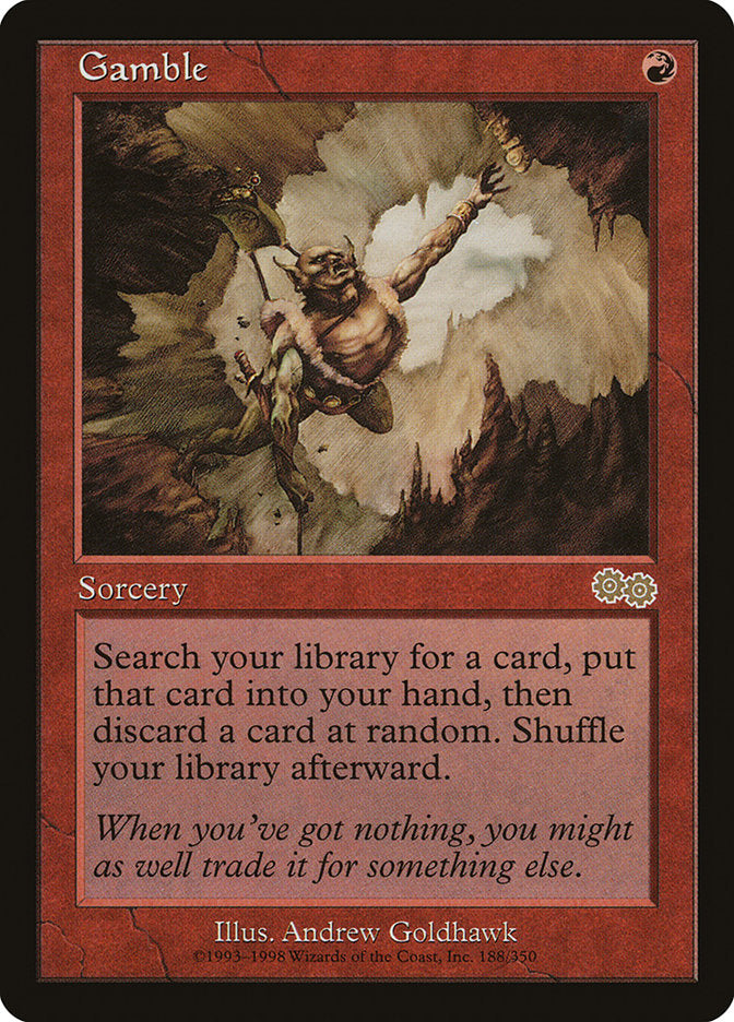 Gamble [Urza's Saga] | Exor Games Truro