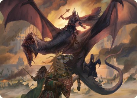 Witch-king, Bringer of Ruin Art Card [The Lord of the Rings: Tales of Middle-earth Art Series] | Exor Games Truro