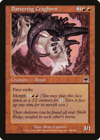 Battering Craghorn [Onslaught] | Exor Games Truro