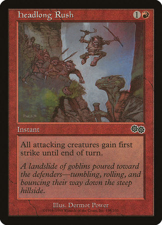 Headlong Rush [Urza's Saga] | Exor Games Truro