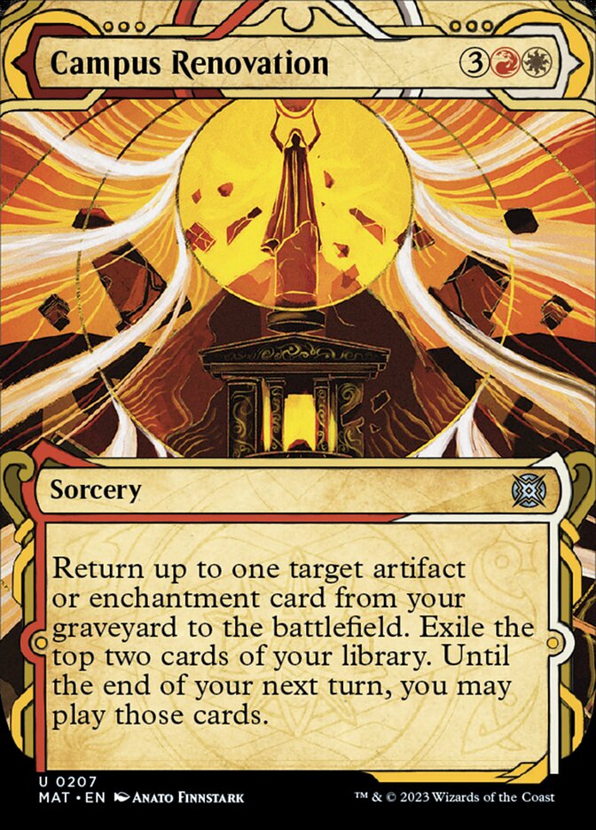 Campus Renovation (Showcase Halo Foil) [March of the Machine: The Aftermath] | Exor Games Truro