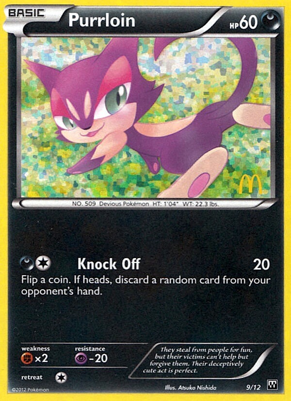 Purrloin (9/12) [McDonald's Promos: 2012 Collection] | Exor Games Truro