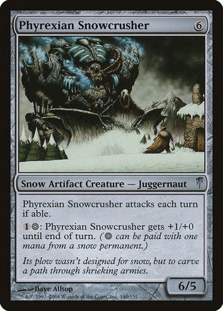 Phyrexian Snowcrusher [Coldsnap] | Exor Games Truro