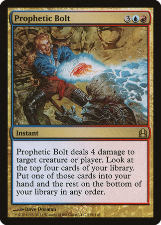 Prophetic Bolt [Commander 2011] | Exor Games Truro