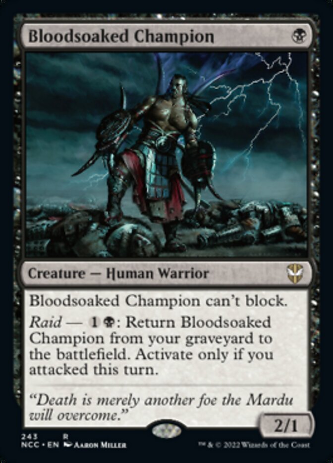 Bloodsoaked Champion [Streets of New Capenna Commander] | Exor Games Truro