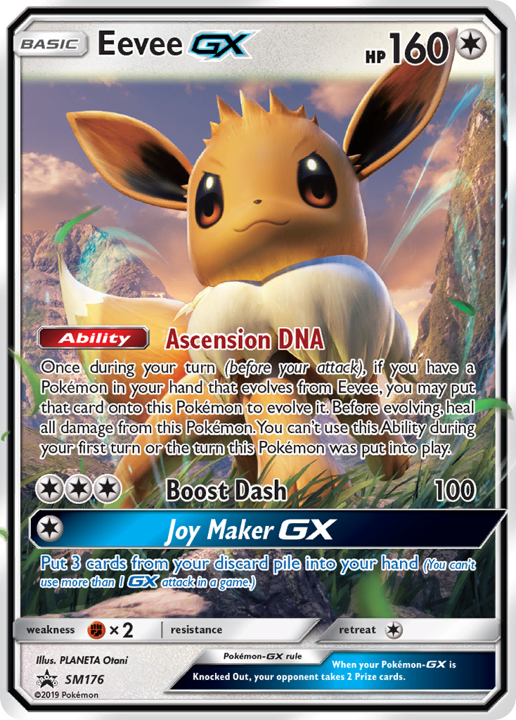 Eevee GX (SM176) (Jumbo Card) [Sun & Moon: Black Star Promos] | Exor Games Truro