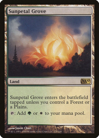 Sunpetal Grove [Magic 2010] | Exor Games Truro