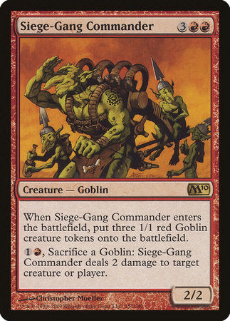 Siege-Gang Commander [Magic 2010] | Exor Games Truro