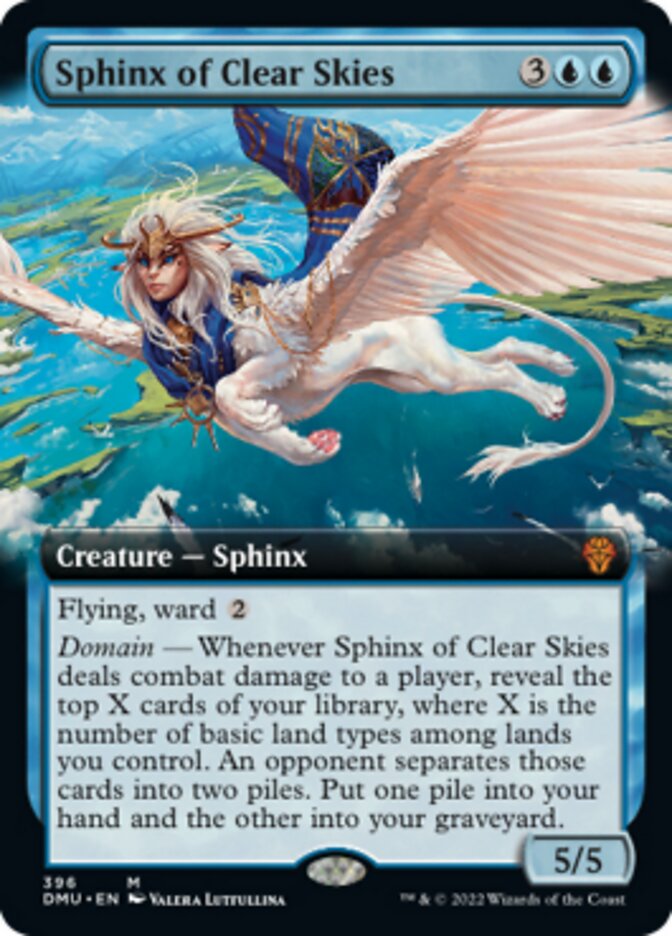 Sphinx of Clear Skies (Extended Art) [Dominaria United] | Exor Games Truro