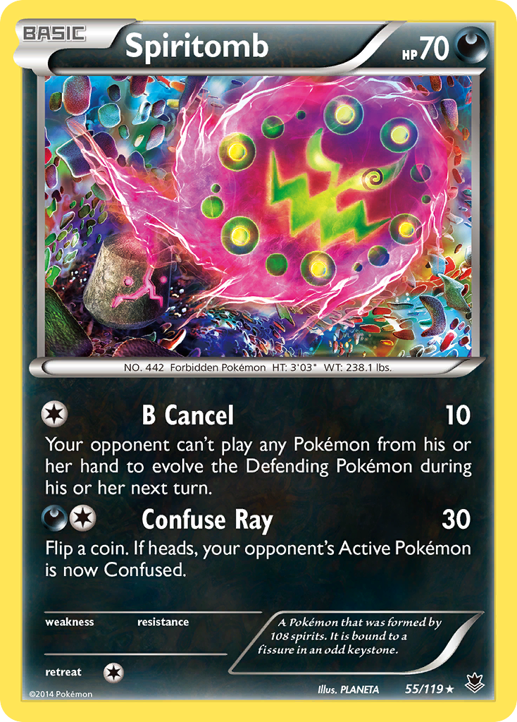 Spiritomb (55/119) [XY: Phantom Forces] | Exor Games Truro