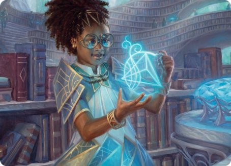 Zimone, Quandrix Prodigy Art Card [Strixhaven: School of Mages Art Series] | Exor Games Truro