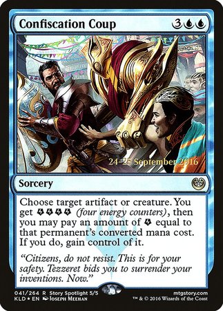 Confiscation Coup [Kaladesh Promos] | Exor Games Truro