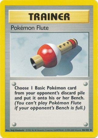 Pokemon Flute (86/102) [Base Set Unlimited] | Exor Games Truro