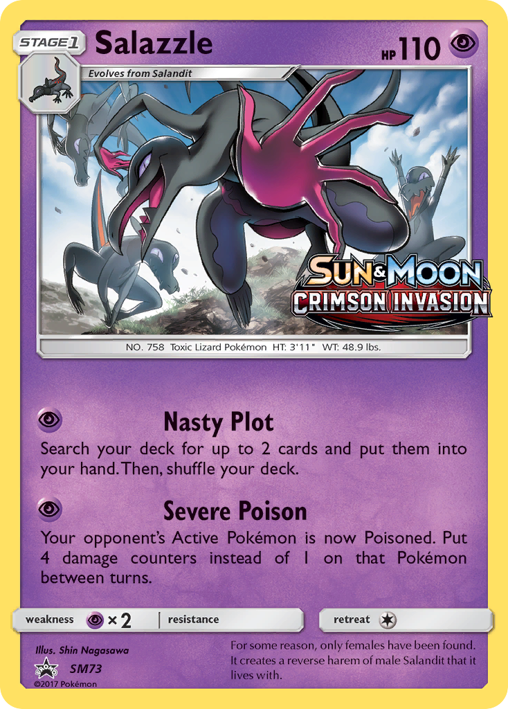 Salazzle (SM73) [Sun & Moon: Black Star Promos] | Exor Games Truro