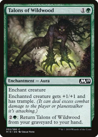 Talons of Wildwood [Core Set 2019] | Exor Games Truro