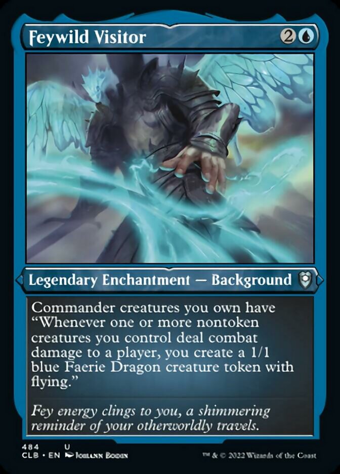 Feywild Visitor (Foil Etched) [Commander Legends: Battle for Baldur's Gate] | Exor Games Truro