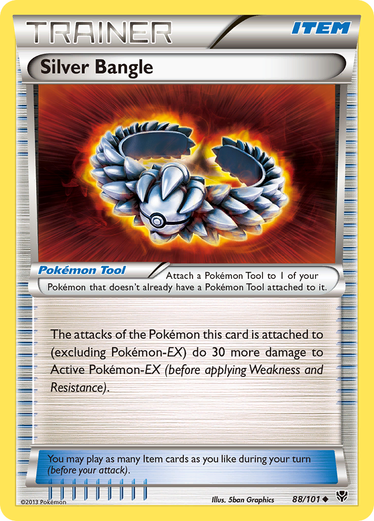 Silver Bangle (88/101) [Black & White: Plasma Blast] | Exor Games Truro