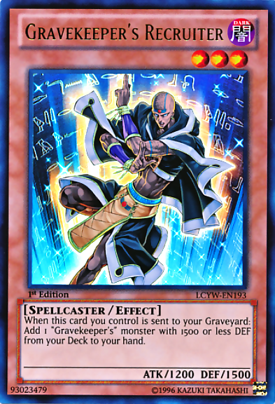 Gravekeeper's Recruiter [LCYW-EN193] Ultra Rare | Exor Games Truro