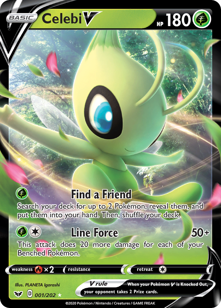 Celebi V (001/202) [Sword & Shield: Base Set] | Exor Games Truro