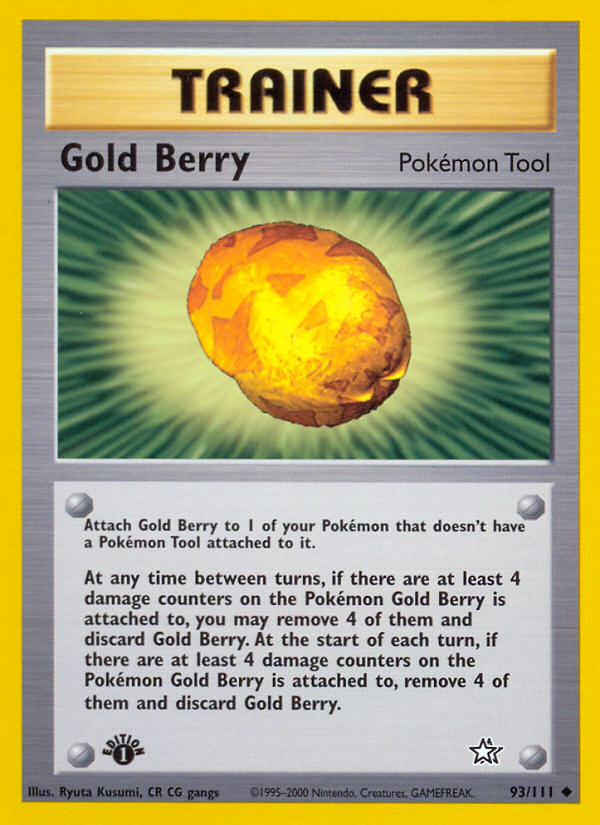 Gold Berry (93/111) [Neo Genesis 1st Edition] | Exor Games Truro