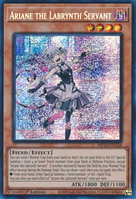 Ariane the Labrynth Servant [MP23-EN228] Prismatic Secret Rare | Exor Games Truro