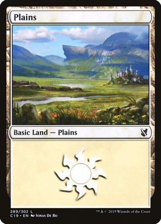 Plains (289) [Commander 2019] | Exor Games Truro