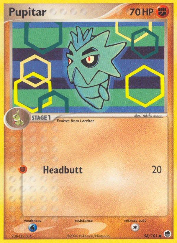 Pupitar (58/101) [EX: Dragon Frontiers] | Exor Games Truro