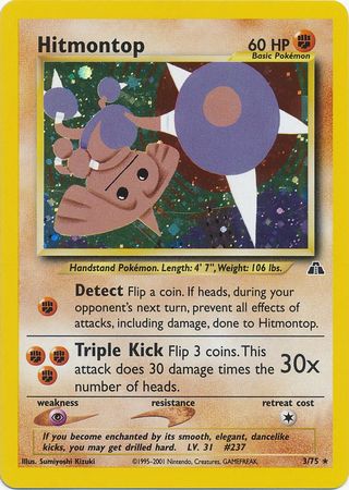 Hitmontop (3/75) [Neo Discovery Unlimited] | Exor Games Truro