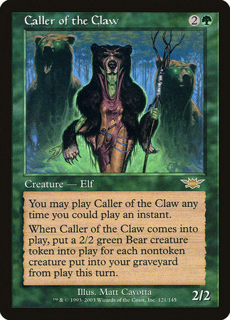Caller of the Claw [Legions] | Exor Games Truro