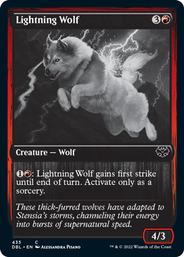 Lightning Wolf [Innistrad: Double Feature] | Exor Games Truro