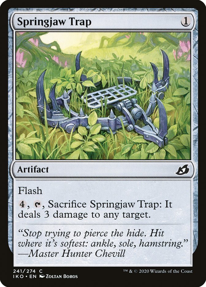 Springjaw Trap [Ikoria: Lair of Behemoths] | Exor Games Truro