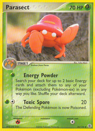 Parasect (43/112) [EX: FireRed & LeafGreen] | Exor Games Truro