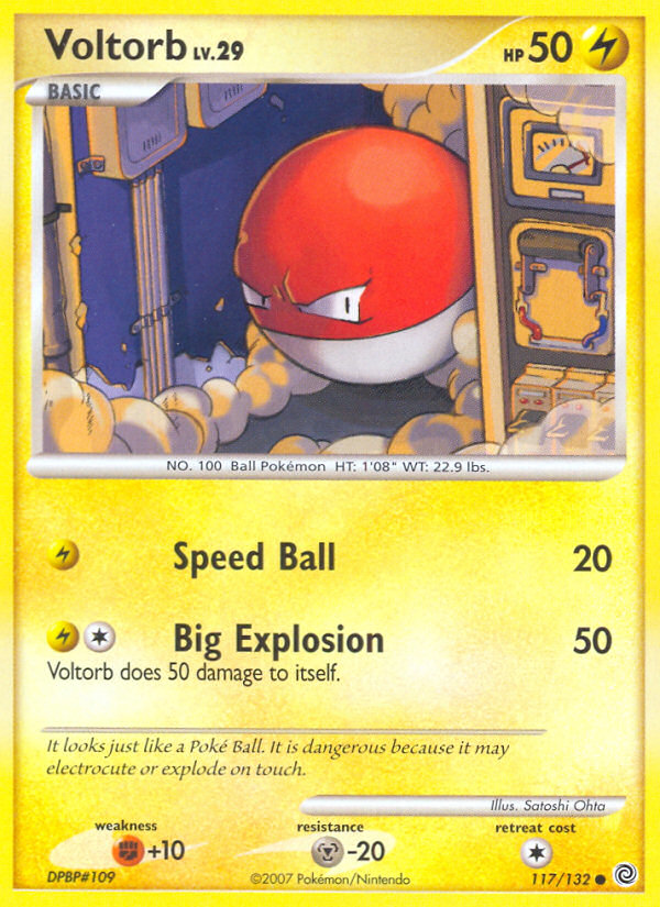 Voltorb (117/132) [Diamond & Pearl: Secret Wonders] | Exor Games Truro