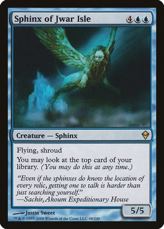 Sphinx of Jwar Isle [Zendikar] | Exor Games Truro