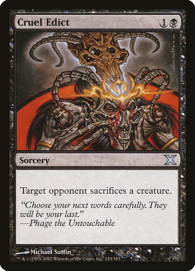 Cruel Edict [Tenth Edition] | Exor Games Truro